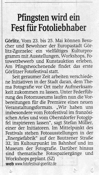 Sächsische Zeitung - Görlitzer Stadtleben 050515